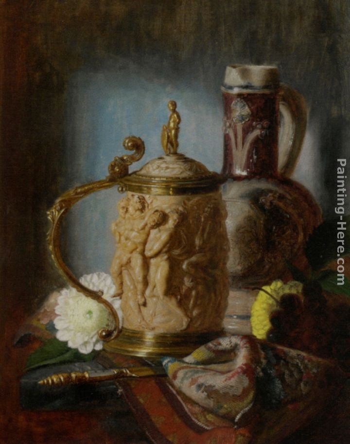 Blaise Alexandre Desgoffe The Ivory Tankard